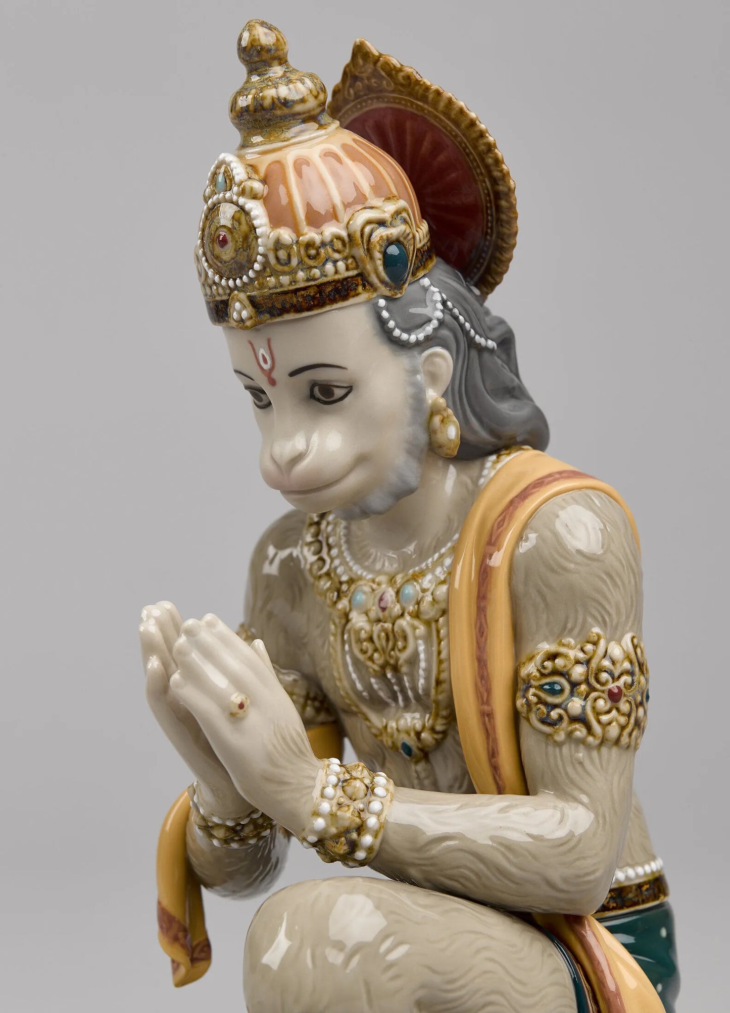 Lakshman and Hanuman Sculpture. Limited Edition