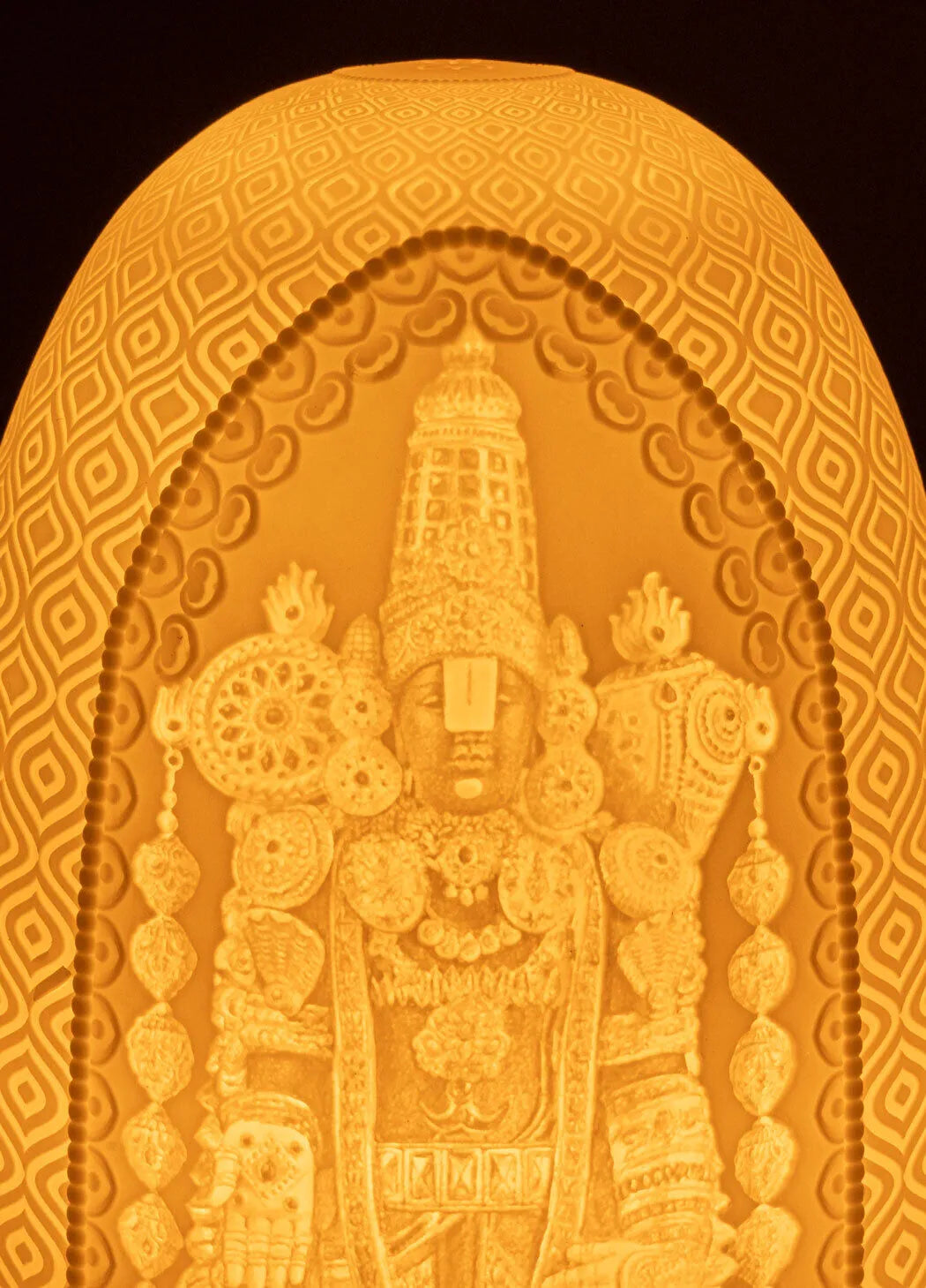 Lord Balaji Dome table lamp