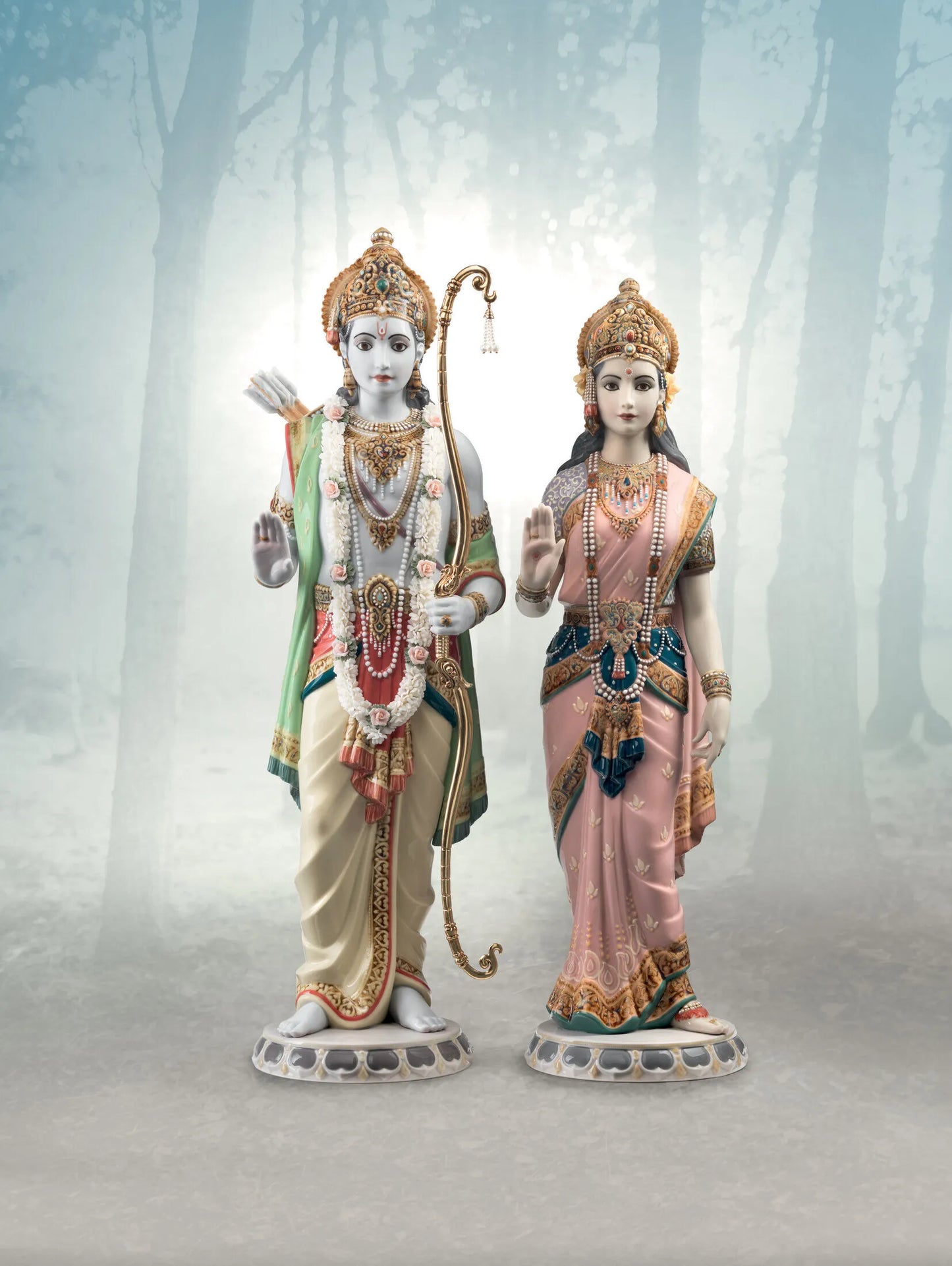 Rama and Sita Sculpture. Limited Edition