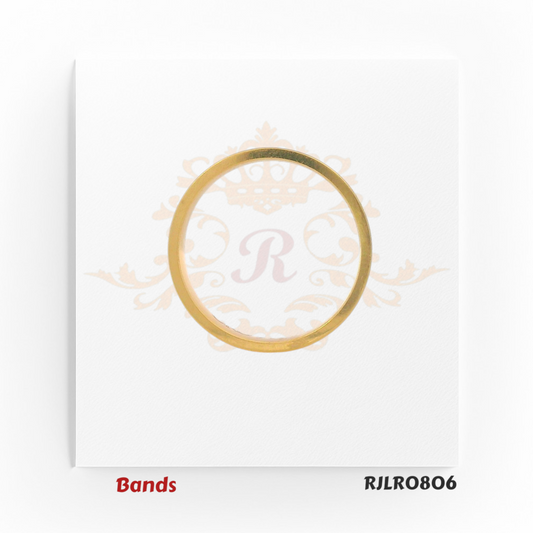 A stunning 22kt gold band featuring a vibrant sky blue enamel dot pattern arranged in a precise symmetrical grid, creating a bold and eye-catching statement piece. Model: RJLR1304.