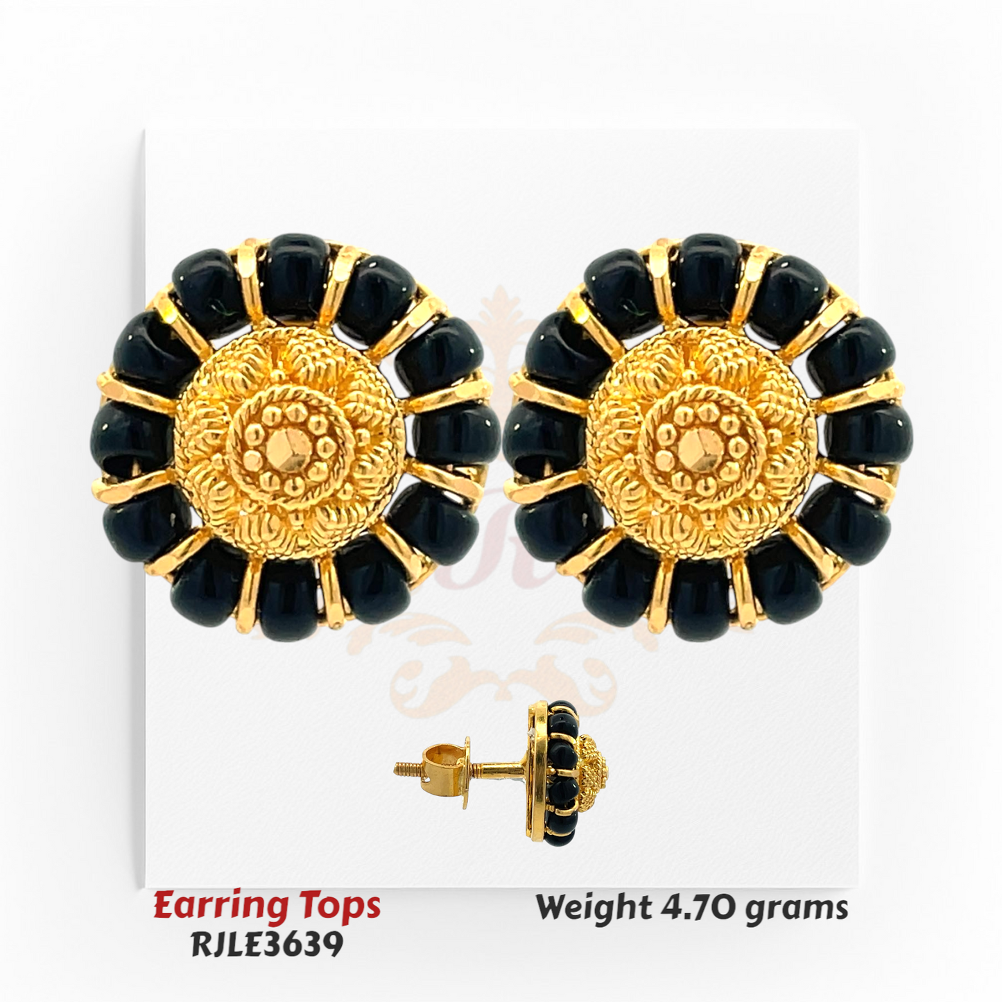22kt Gold Earring-Tops RJLE3639