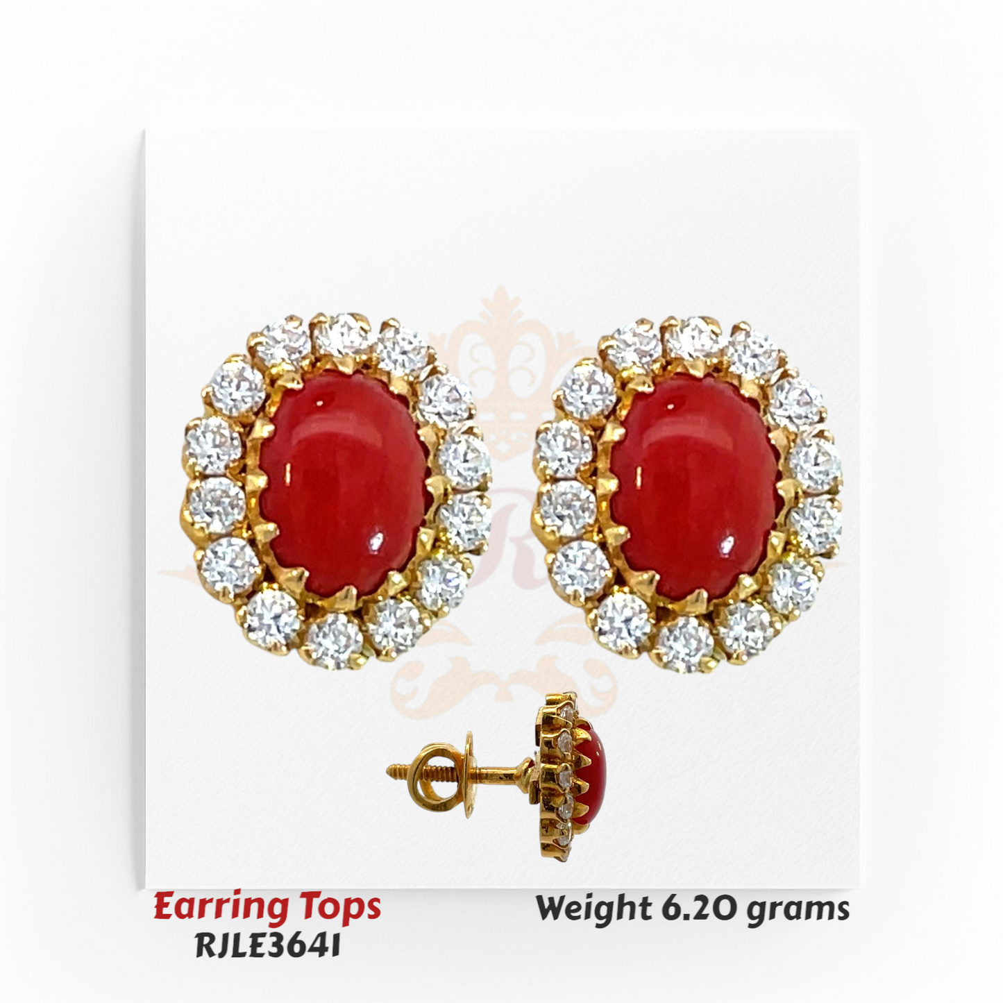 22kt Gold Earring-Tops RJLE3641
