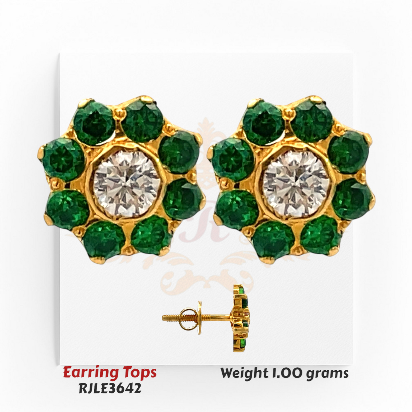 22kt Gold Earring-Tops RJLE3642