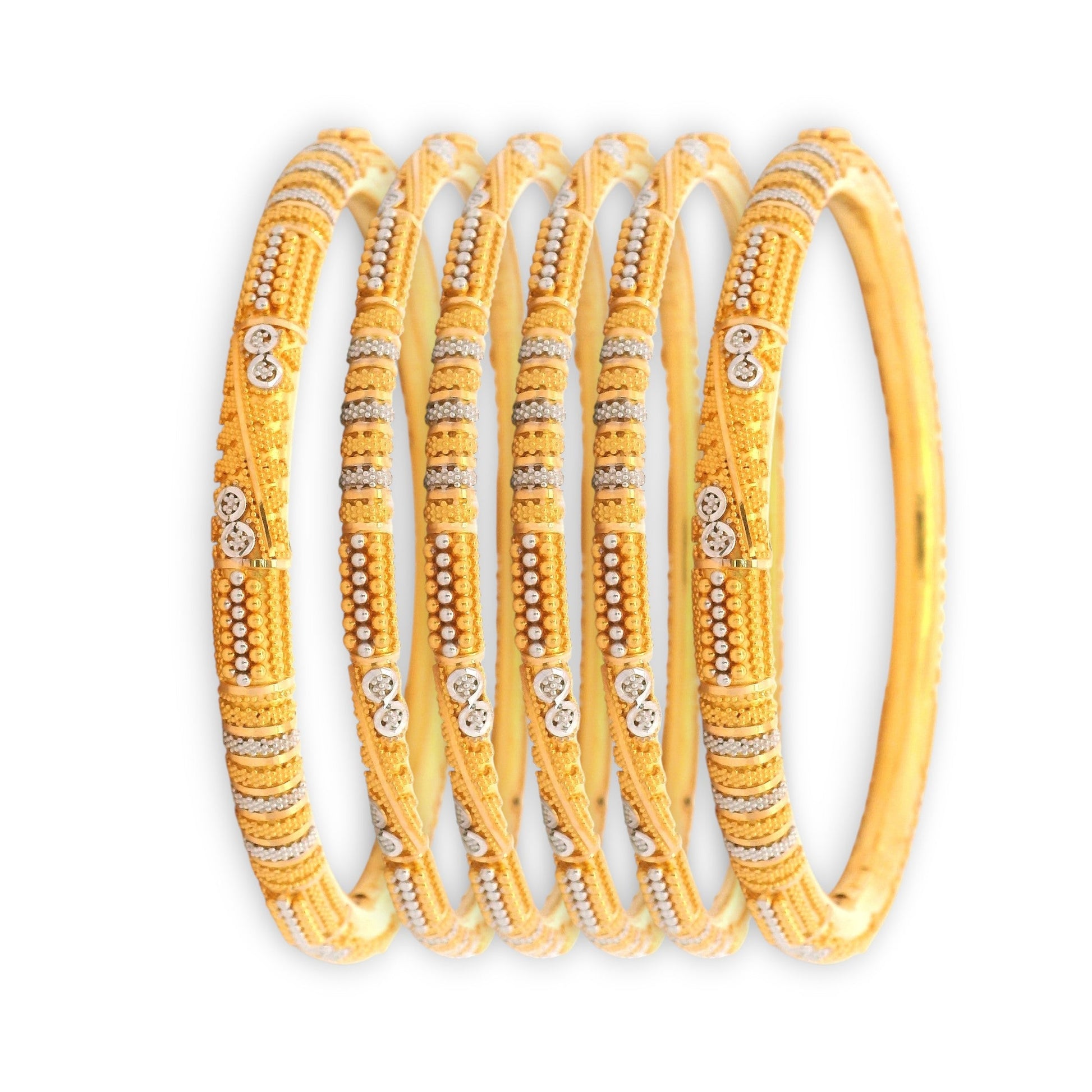 “22kt Gold Ladies Bangles RJLB3406 – Dual-tone beadwork design, handcrafted traditional set – Regal Jewels Chicago”
“Elegant 22kt gold bangles RJLB3406 – Designer beaded pattern with rhodium accents, ethnic jewelry – Regal Jewels USA”
“RJLB3406 22kt gold ladies bangle set – Handcrafted dual-tone beaded design, Indian bridal jewelry – Regal Jewels Chicago”
