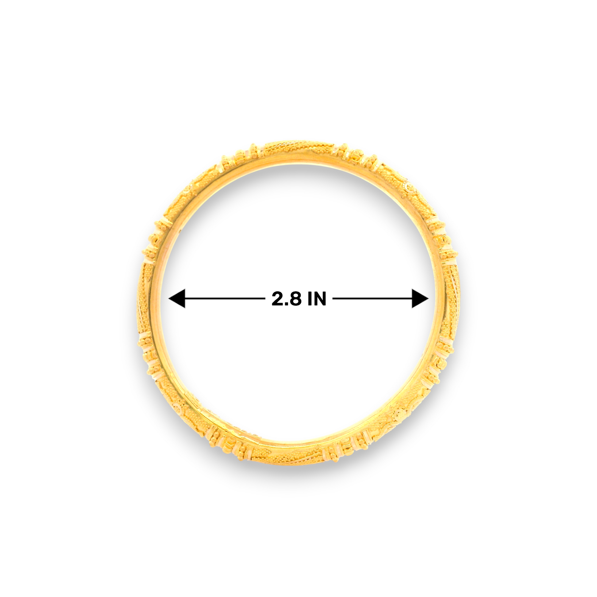 “22kt Gold Ladies Bangles RJLB4031B – Antique handcrafted design, 2.8 inch – Regal Jewels Chicago”
“Traditional 22kt gold bangle set RJLB4031B – Ethnic wedding jewelry with antique finish, 2.8 inch – Regal Jewels USA”
“Regal Jewels RJLB4031B – Elegant 22kt gold ladies bangles with bold antique detailing, 2.8 inch size”