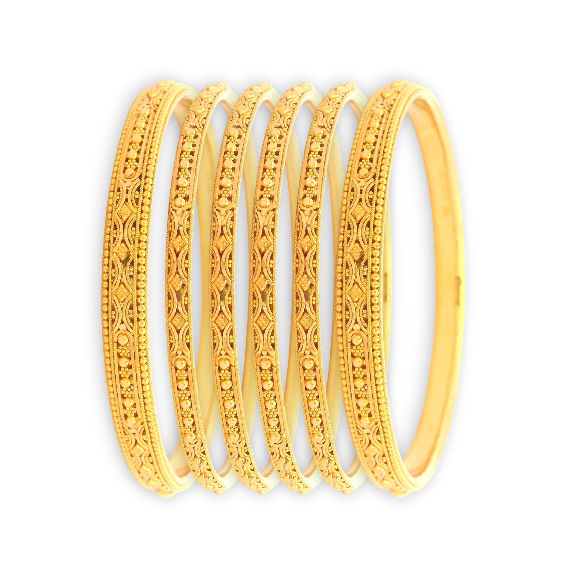 “22kt Gold Ladies Bangles RJLB4032 – Traditional filigree cutwork with fine detailing, handcrafted bridal set – Regal Jewels Chicago”
“Elegant 22kt gold bangles RJLB4032 – Designer ethnic jewelry set for women with textured filigree patterns – Regal Jewels USA”
“RJLB4032 22kt gold ladies bangle set – Handcrafted filigree design, classic Indian bridal jewelry – Regal Jewels Chicago”