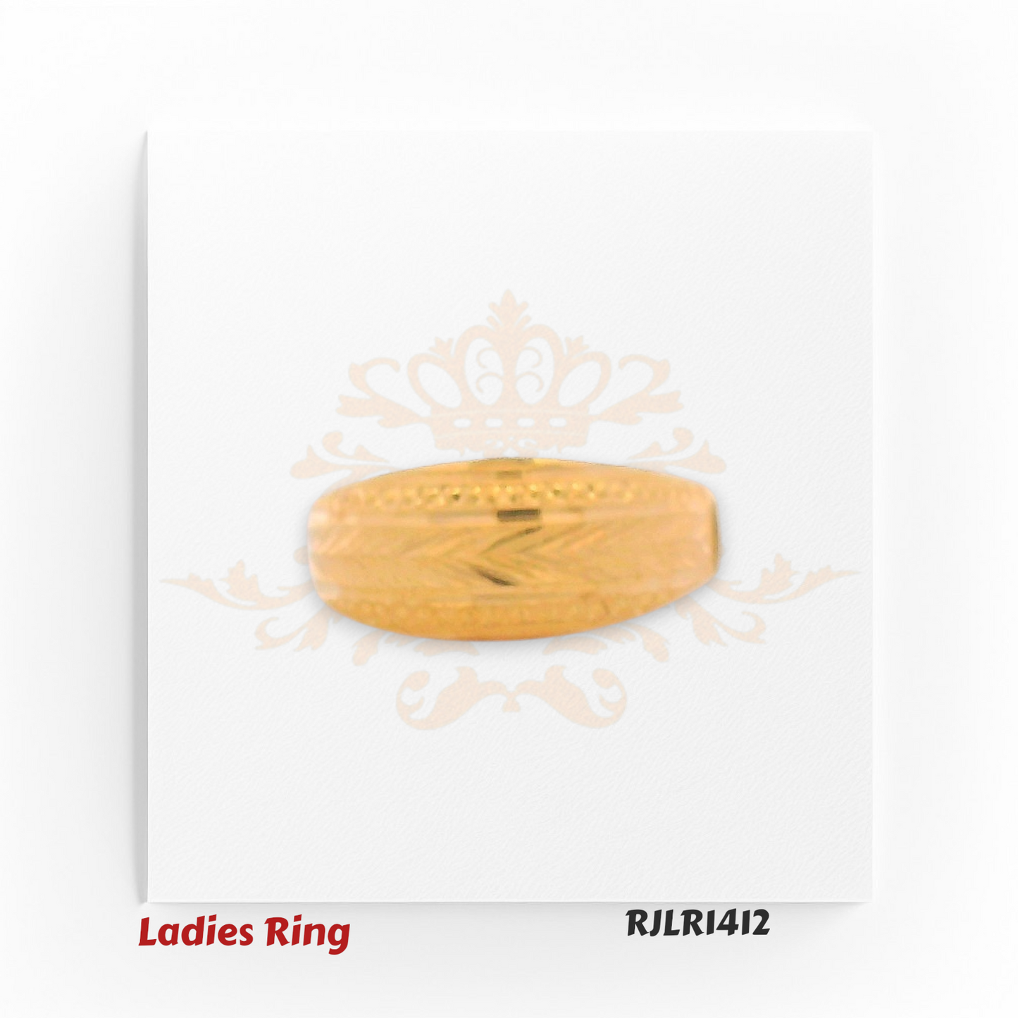 Sleek Textured Gold Band – RJLR1412