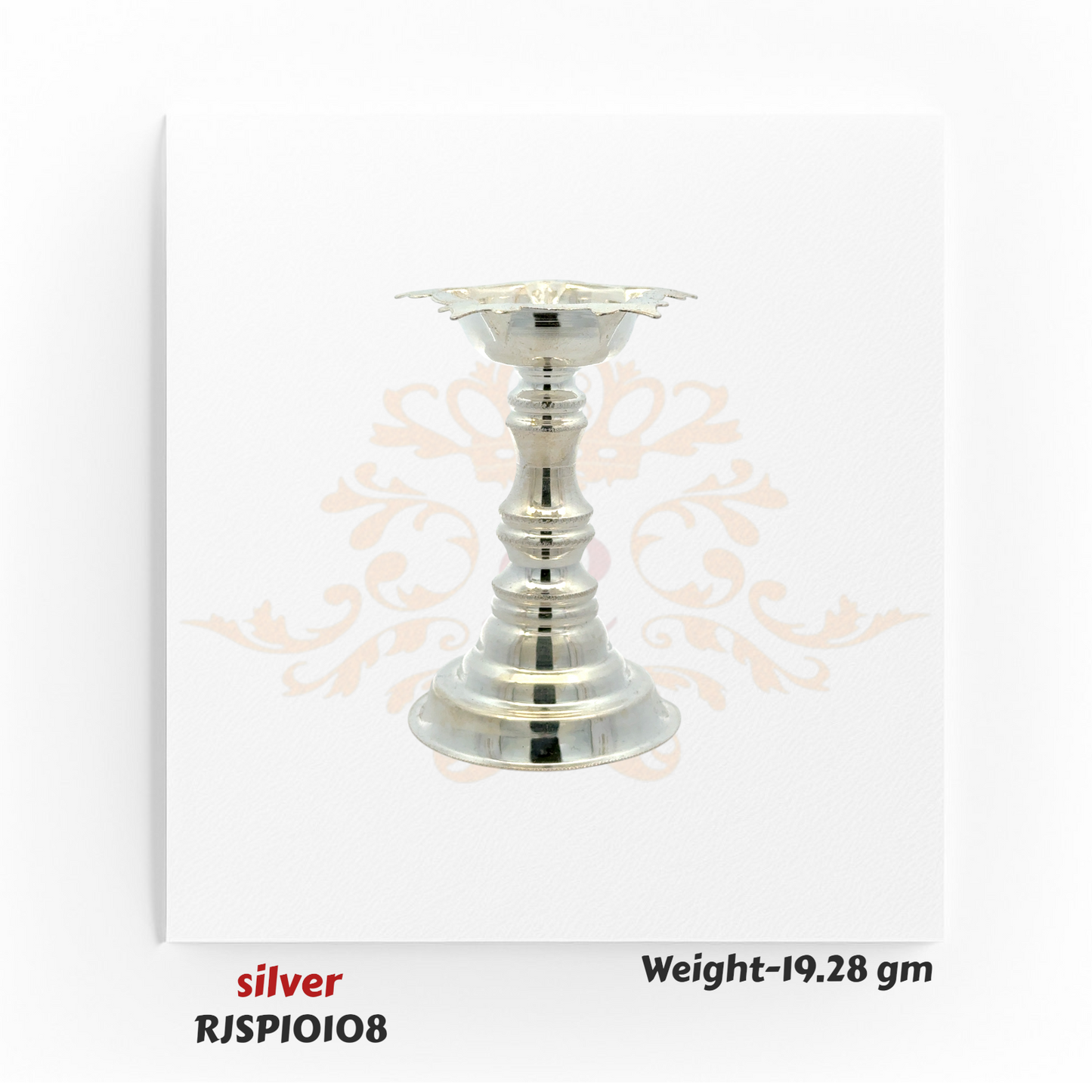 Silver Pooja Diya – RJSPI0108