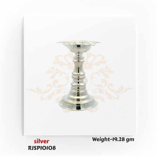 Silver Pooja Diya – RJSPI0108