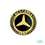 A 22kt gold men's ring with the Mercedes Benz logo is a stylish and sophisticated piece of jewelry. The use of 22kt gold ensures that the ring is both durable and valuable, making it a piece that can be treasured for years to come. Weight: 10.70 gm Size: 9.25