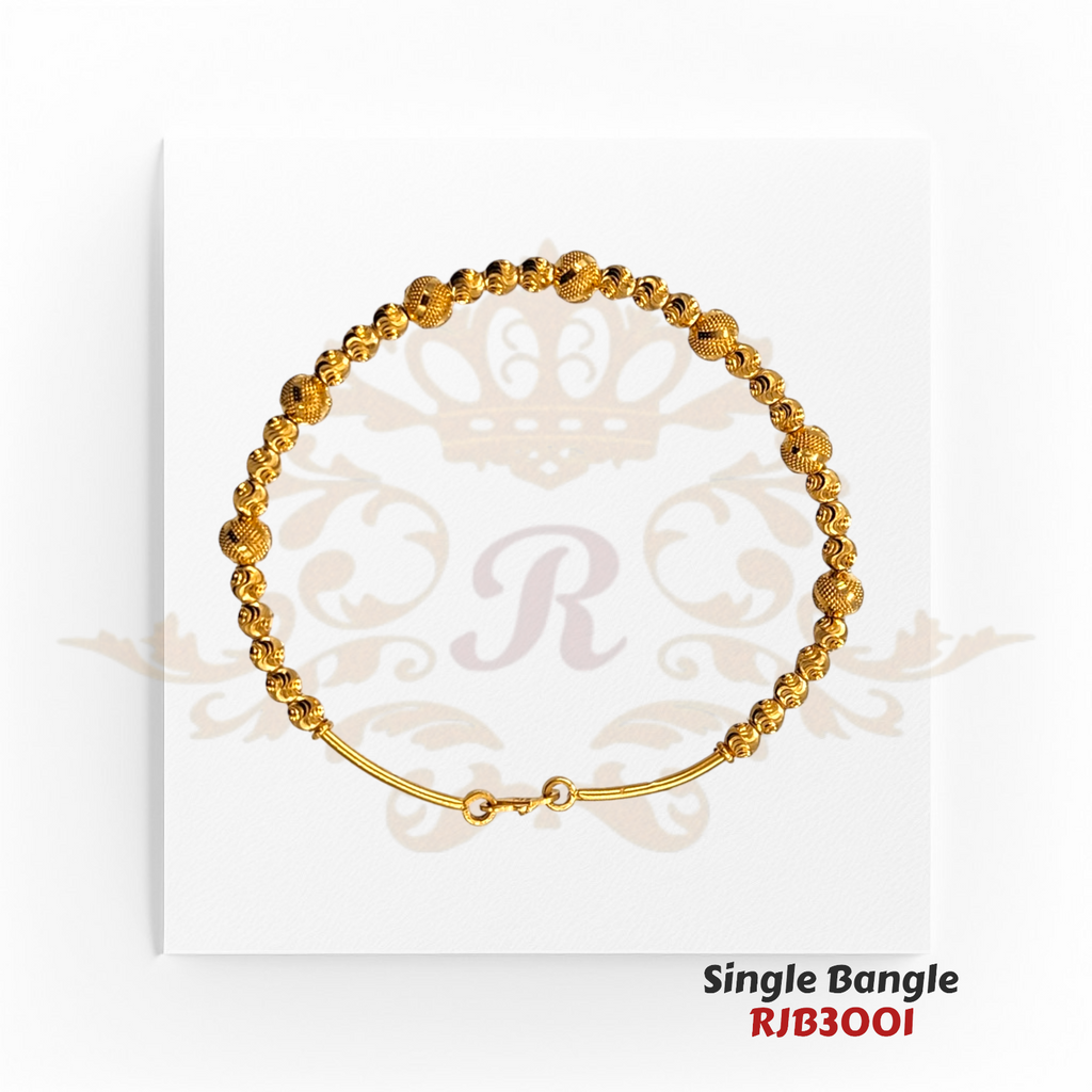 "Display Only Call for Availability and Price" Gold Single Bangle Kaaj