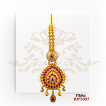 "Display Only Call for Availability and Price" Gold Tikka Kaajal Collection RJT2057