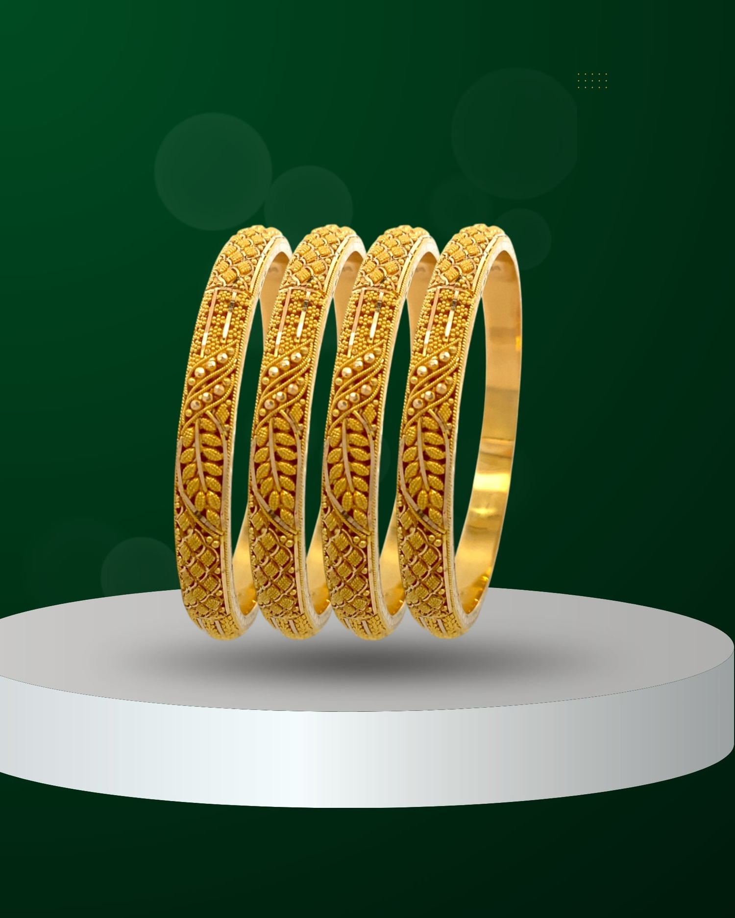22k Gold 4 Bangles