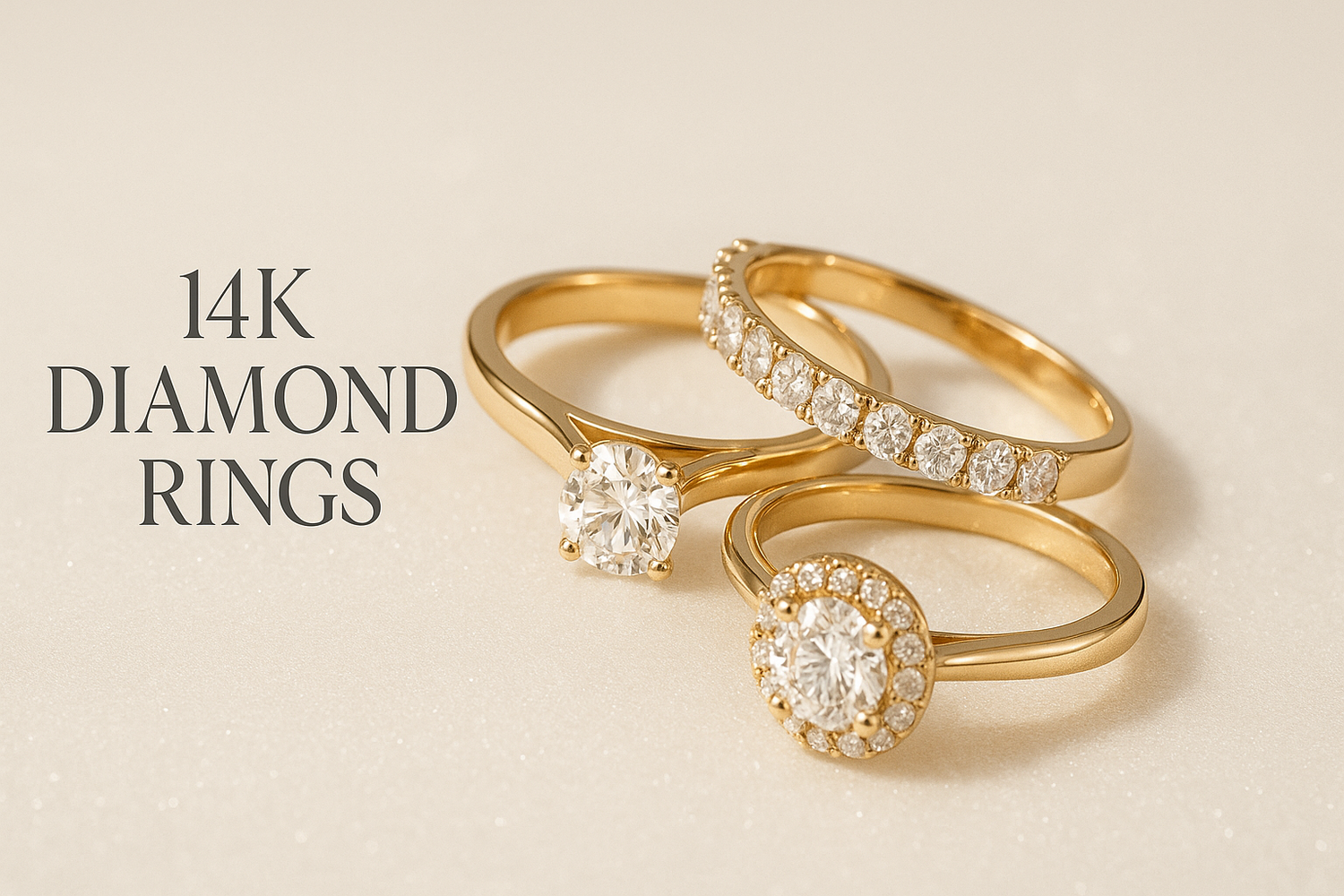 14kt Diamond Rings