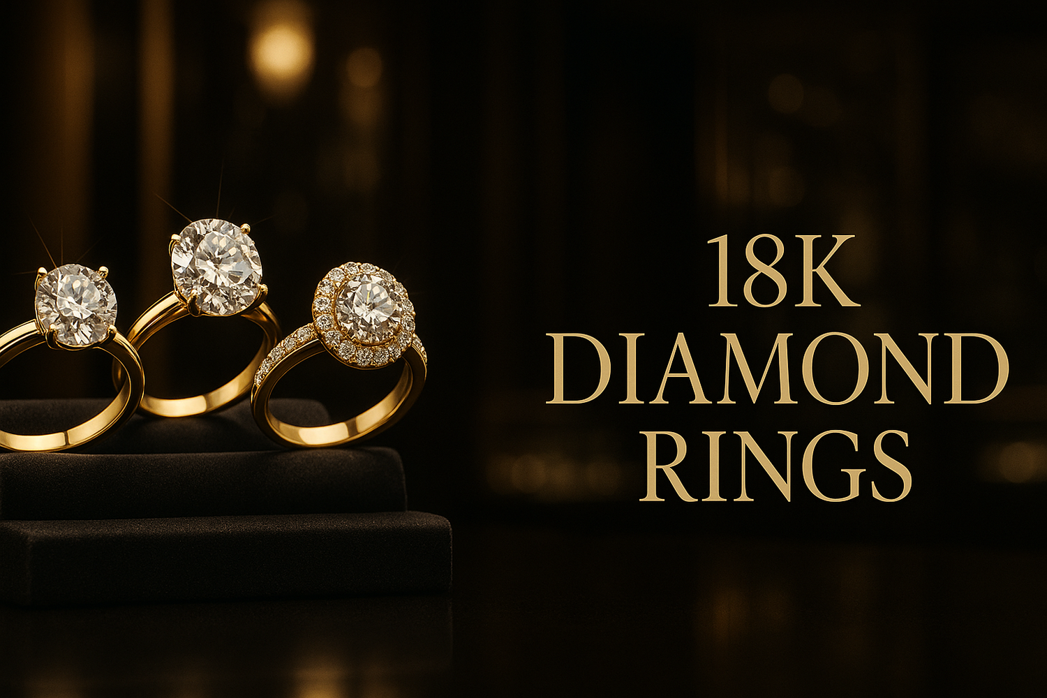 18kt Diamond Rings