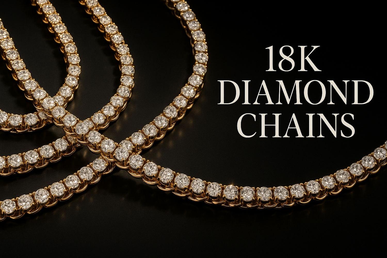 18kt Diamond Chains