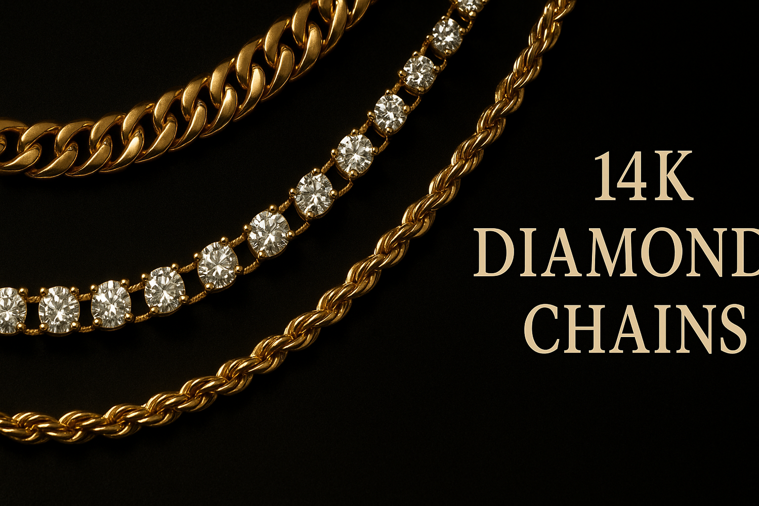 14kt Diamond Chains