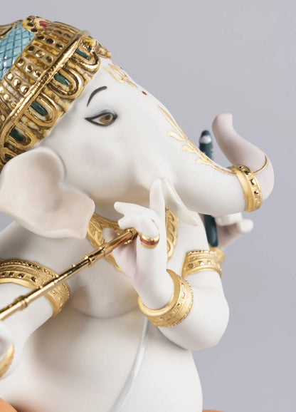Bansuri Ganesha Figurine. Limited Edition
