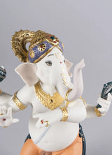 ""Display Only Call for Availability and Price" Dancing Ganesha Figurine. Limited Edition