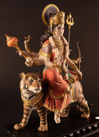 "Display Only Call for Availability and Price" Goddess Durga Sculpture. Limited Edition