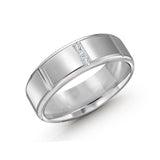 MALO Gold Diamond Band – Brushed Finish Modern Design (JMD-1088)-Regal Jewels