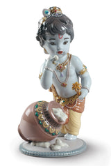 "Display Only Call for Availability and Price" Krishna Butterthief Figurine