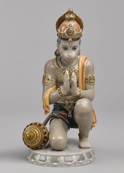 "Display Only Call for Availability and Price" Lakshman and Hanuman Sculpture. Limited Edition