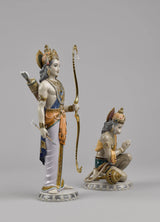 "Display Only Call for Availability and Price" Lakshman and Hanuman Sculpture. Limited Edition