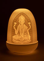 "Dispaly Only Call for Availability and Price" Lord Ganesha & Goddess Lakshmi Dome table lamp
