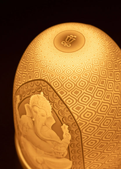Lord Ganesha & Goddess Lakshmi Dome table lamp