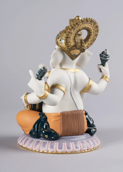 "Display Only Call for Availability and Price" Mridangam Ganesha Figurine. Limited Edition