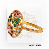 "Display Only Call for Availability and Price" 22k Ladies Rings RJLR4014