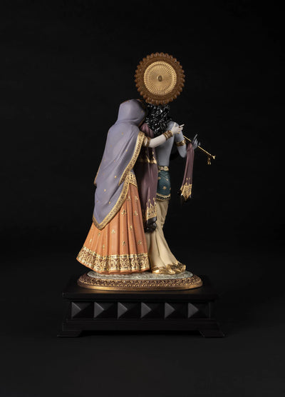 "Display Only Call for Availability and Price" Radha Krishna Sculpture. Limited edition