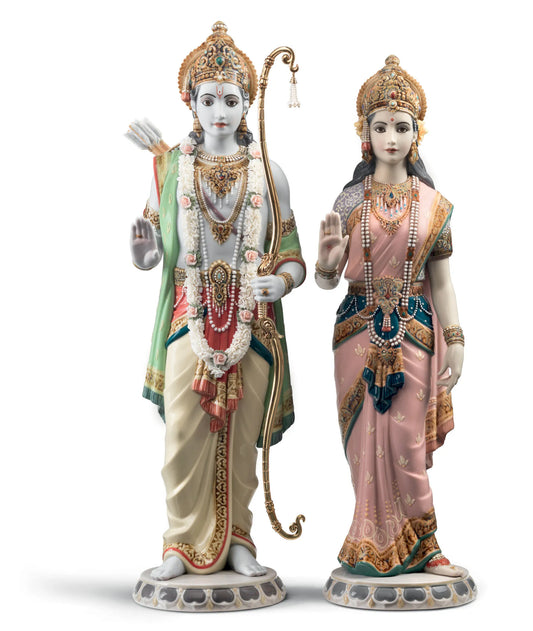 Rama and Sita Sculpture. Limited Edition