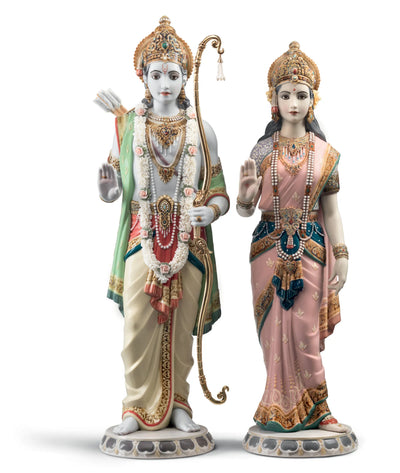 "Display Only Call for Availability and Price" Rama and Sita Sculpture. Limited Edition