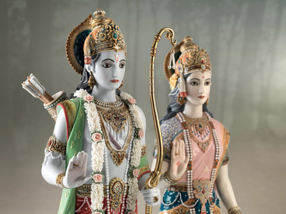 Rama and Sita Sculpture. Limited Edition