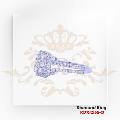 18kt gold diamond ring weighing 3.05 gm. Size 6.00. The diamond is of VVS2-VS1 clarity and F-G color. Total diamond weight is 0.53 ct.