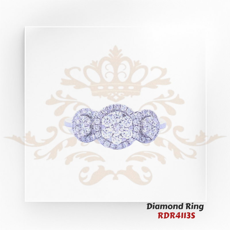 18kt gold diamond ring weighing 2.53 gm. Size 5.5. The diamond is of VVS2-VS1 clarity and F-G color. Total diamond weight is 0.49 ct.