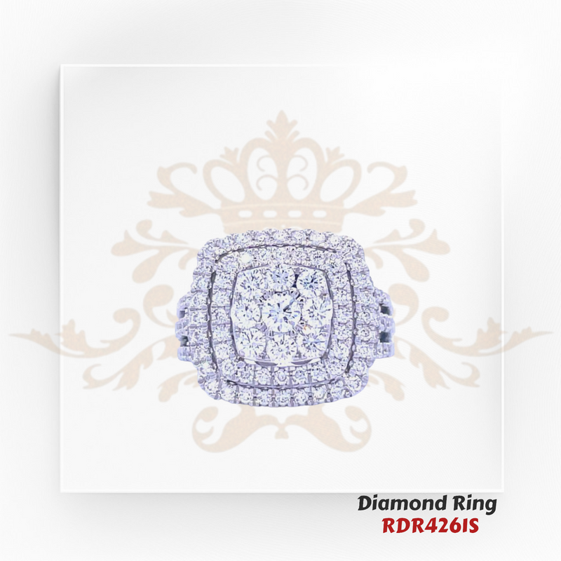 18kt gold diamond ring weighing 5.43 gm. Size 5.25. The diamond is of VVS2-VS1 clarity and F-G color. Total diamond weight is 1.25 ct.