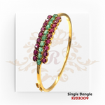 "Dispaly Only Call for Availability and Price" Gold Single Bangle  Kaajal Collection RJB3009