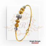 "Display Only Call for Availability and Price" Gold Single Bangle  Kaajal Collection RJB3010