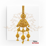 "Display Only Call for Availability and Price" Gold Tikka Kaajal Collection RJT2053