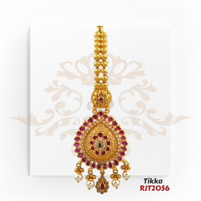 "Display Only Call for Availability and Price" Gold Tikka Kaajal Collection RJT2056