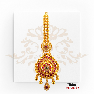 "Display Only Call for Availability and Price" Gold Tikka Kaajal Collection RJT2057