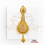 "Display Only Call for Availability and Price" Gold Tikka Kaajal Collection RJT2060
