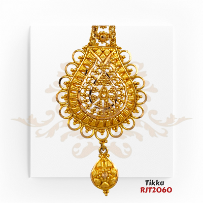 "Display Only Call for Availability and Price" Gold Tikka Kaajal Collection RJT2060