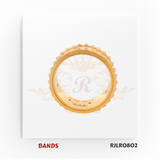 Luxurious 22kt yellow gold ring featuring a bold faceted edge and sparkling bezel-set diamonds, crafted for a strong and sophisticated style. Model RJLR0802