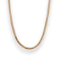 Luxurious 22K gold baby chain (RJC30873) featuring a stunning two-tone braided-link design with a brilliant polished finish. Expertly crafted by Regal Jewels Chicago, this lightweight gold chain offers elegance, comfort, and safety — perfect for newborns and toddlers.