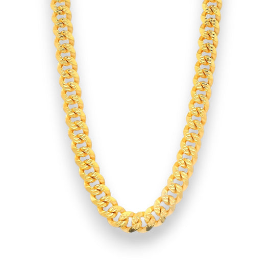 Regal Jewels 22K Gold Baby Chain RJC30886 with classic curb link design – durable and stylish gold jewelry for kids.