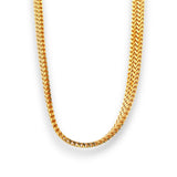 Regal Jewels 22K Gold Baby Chain RJC30888 in flat woven mesh design – premium handcrafted chain for baby boys and girls